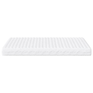 vidaXL Στρώμα Αφρού Σκληρότητα H2 H3 Λευκό 160x220cm 1 τεμ. - Διπλό