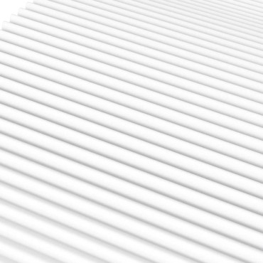 vidaXL Στρώμα Αφρού Σκληρότητα H2 H3 Λευκό 160x220cm 1 τεμ. - Διπλό