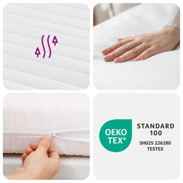 vidaXL Στρώμα Αφρού 7 Ζωνών Σκληρότητα 20 ILD Λευκό 120x220cm 1 τεμ. - Μονό