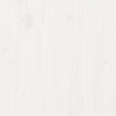 vidaXL Σκελετός Κρεβ. Χωρίς Στρώμα Λευκό 75x190cm Μασίφ Πεύκο 1 τεμ. - Μονό