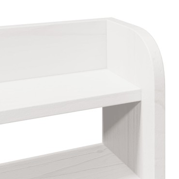 vidaXL Σκελετός Κρεβ. Χωρίς Στρώμα Λευκό 75x190cm Μασίφ Πεύκο 1 τεμ. - Μονό