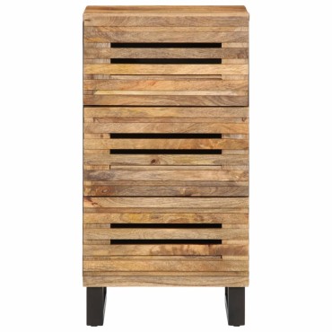 vidaXL Ντουλάπι 40x34x75cm από Μασίφ Ακατέργαστο Ξύλο Μάνγκο 1 τεμ.