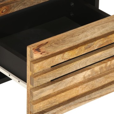 vidaXL Ντουλάπι 40x34x75cm από Μασίφ Ακατέργαστο Ξύλο Μάνγκο 1 τεμ.