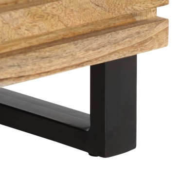 vidaXL Ντουλάπι 40x34x75cm από Μασίφ Ακατέργαστο Ξύλο Μάνγκο 1 τεμ.