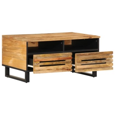vidaXL Τραπεζάκι Σαλονιού 80x55x40cm από Μασίφ Ξύλο Μάνγκο 1 τεμ.