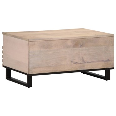 vidaXL Τραπεζάκι Σαλονιού 80x55x40cm από Μασίφ Ξύλο Μάνγκο 1 τεμ.