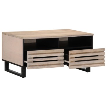 vidaXL Τραπεζάκι Σαλονιού 80x55x40cm από Μασίφ Ξύλο Μάνγκο 1 τεμ.