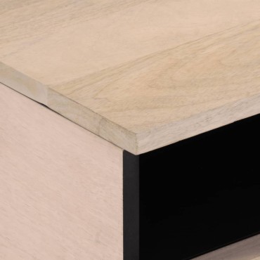 vidaXL Τραπεζάκι Σαλονιού 80x55x40cm από Μασίφ Ξύλο Μάνγκο 1 τεμ.