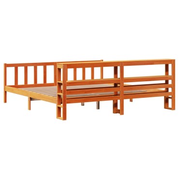 vidaXL Πλαίσιο Κρεβατιού με Κεφαλάρι 180x200 εκ Μασίφ Ξύλο Πεύκου
