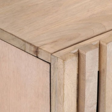 vidaXL Έπιπλο Τηλεόρασης 100x34x46cm από Μασίφ Ξύλο Μάνγκο 1 τεμ.