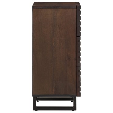 vidaXL Ντουλάπι Καφέ 40x34x75cm από Μασίφ Ξύλο Μάνγκο 1 τεμ.