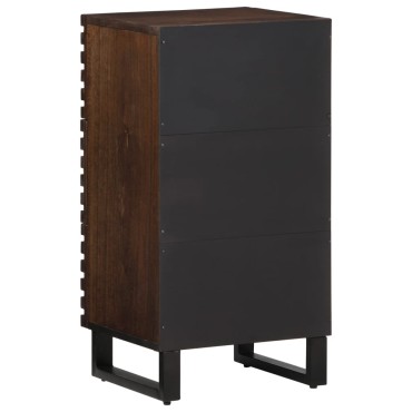 vidaXL Ντουλάπι Καφέ 40x34x75cm από Μασίφ Ξύλο Μάνγκο 1 τεμ.