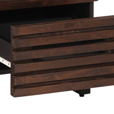 vidaXL Ντουλάπι Καφέ 40x34x75cm από Μασίφ Ξύλο Μάνγκο 1 τεμ.
