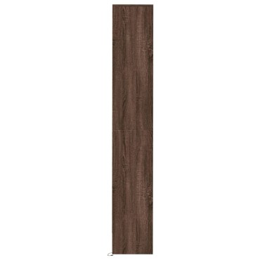 vidaXL Ντουλάπι με Φώτα LED Καφέ Δρυς 36x32,5x200cm Επεξ. Ξύλο 1 τεμ.