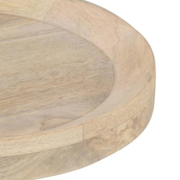 vidaXL Τραπεζάκι Βοηθητικό 40x45cm από Μασίφ Ξύλο Μάνγκο 1 τεμ.