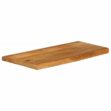 vidaXL Επιφάνεια Τραπεζιού 70x30x3,8cm Live Edge Μασίφ Ξύλο Μάνγκο 1 τεμ.