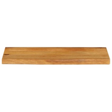vidaXL Επιφάνεια Τραπεζιού 70x30x3,8cm Live Edge Μασίφ Ξύλο Μάνγκο 1 τεμ.