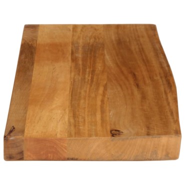 vidaXL Επιφάνεια Τραπεζιού 70x30x3,8cm Live Edge Μασίφ Ξύλο Μάνγκο 1 τεμ.