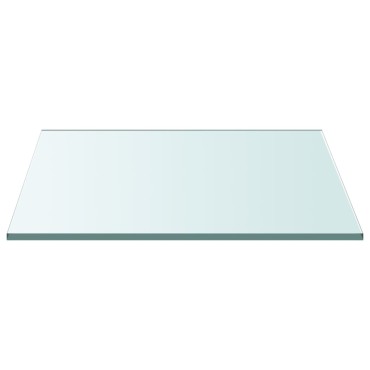 vidaXL Επιφάνεια Τραπεζιού Διαφανής 40x40cm από Ψημένο Γυαλί 1 τεμ.