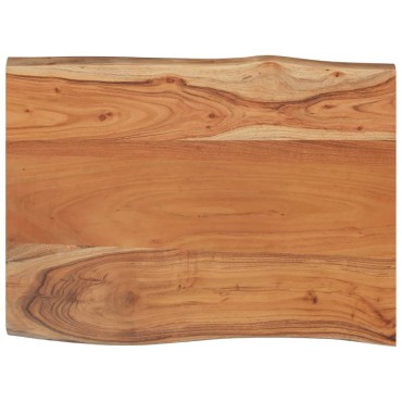 vidaXL Επιφάνεια Τραπεζιού Ορθογώνια 50x40x2,5cm Μασίφ Ξύλο Ακακίας 1 τεμ.