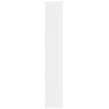vidaXL Ντουλάπι με LED Λευκό 69x32,5x200cm από Επεξεργασμένο Ξύλο 1 τεμ.