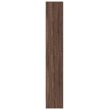vidaXL Ντουλάπι με LED Δρυς 69x32,5x200cm από Επεξεργασμένο Ξύλο 1 τεμ.