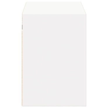 vidaXL Έπιπλο Τοίχου Τηλεόρασης με LED Λευκό 100x31x45cm