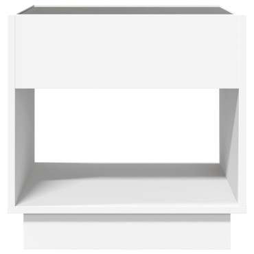 vidaXL Τραπεζάκι Σαλονιού Infinity LED Λευκό 50x50x50cm 1 τεμ.