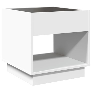 vidaXL Τραπεζάκι Σαλονιού Infinity LED Λευκό 50x50x50cm 1 τεμ.