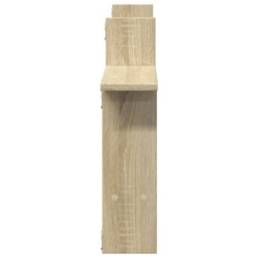 vidaXL Ραφιέρες Τοίχου 2 τεμ. Sonoma Δρυς 50x12x50cm από Επεξ. Ξύλο
