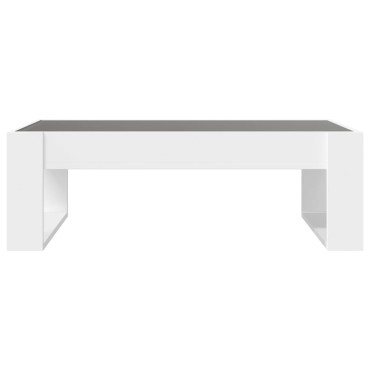 vidaXL Τραπεζάκι Σαλονιού Infinity LED Λευκό 90x53x30cm 1 τεμ.