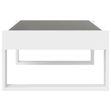 vidaXL Τραπεζάκι Σαλονιού Infinity LED Λευκό 90x53x30cm 1 τεμ.