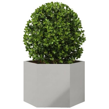 vidaXL Ζαρντινιέρα Κήπου Εξάγωνη 69x60x45 εκ. Ανοξείδωτο Ατσάλι