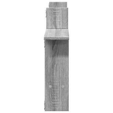 vidaXL Ραφιέρες Τοίχου 2 τεμ. Γκρι Sonoma 50x12x50cm Επεξ. Ξύλο