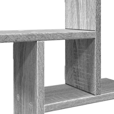 vidaXL Ραφιέρες Τοίχου 2 τεμ. Γκρι Sonoma 50x12x50cm Επεξ. Ξύλο