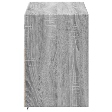 vidaXL Έπιπλο Τοίχου Τηλεόρασης με LED Γκρι Sonoma 100x31x45cm