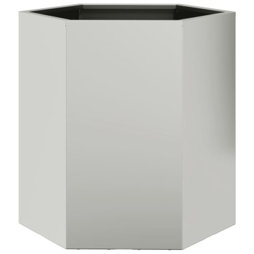 vidaXL Ζαρντινιέρες Κήπου 2τεμ. Εξάγωνη 46x40x45εκ Χάλυβας καιρού