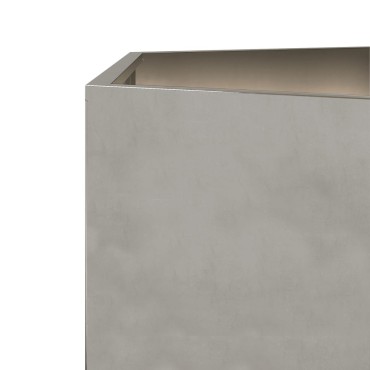 vidaXL Ζαρντινιέρα Κήπου Εξάγωνη 138x120x45 εκ. Ανοξείδωτο Ατσάλι