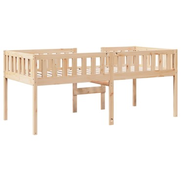 vidaXL Κρεβάτι Παιδικό Χωρίς Στρώμα 90x190cm Μασίφ Ξύλο Πεύκου 1 τεμ. - Μονό