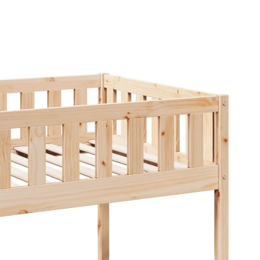 vidaXL Κρεβάτι Παιδικό Χωρίς Στρώμα 90x190cm Μασίφ Ξύλο Πεύκου 1 τεμ. - Μονό