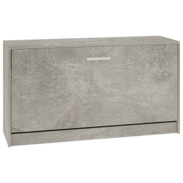 vidaXL Παπουτσοθήκη Γκρι Σκυρ. 80x24x45cm από Επεξεργασμένο Ξύλο