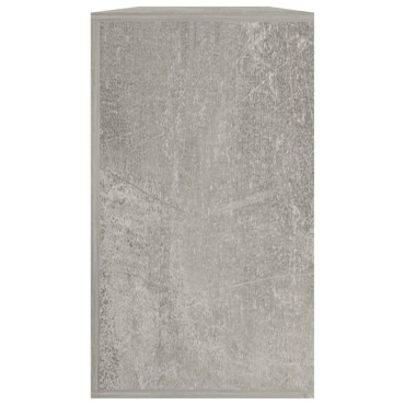 vidaXL Παπουτσοθήκη Γκρι Σκυρ. 80x24x45cm από Επεξεργασμένο Ξύλο