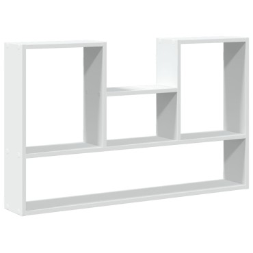 vidaXL Ραφιέρα Τοίχου Λευκό 99x15x60cm από Επεξεργασμένο Ξύλο 1 τεμ.