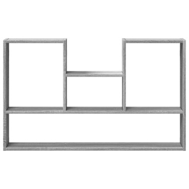 vidaXL Ραφιέρα Τοίχου Γκρι Sonoma 99x15x60cm Επεξεργασμένο Ξύλο 1 τεμ.