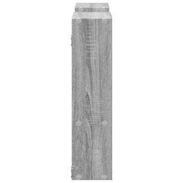 vidaXL Ραφιέρα Τοίχου Γκρι Sonoma 99x15x60cm Επεξεργασμένο Ξύλο 1 τεμ.