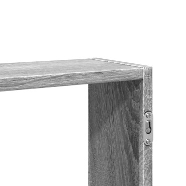 vidaXL Ραφιέρα Τοίχου Γκρι Sonoma 99x15x60cm Επεξεργασμένο Ξύλο 1 τεμ.