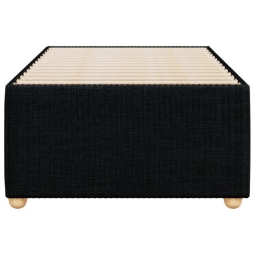 vidaXL Σκελετός Κρεβατιού Χωρίς Στρώμα Μαύρο 80x200 εκ. Υφασμάτινο