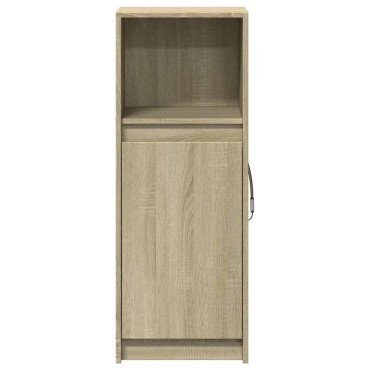 vidaXL Ντουλάπι με Φώτα LED Sonoma Δρυς 38x34x100cm Επεξεργασμένο Ξύλο 1 τεμ.