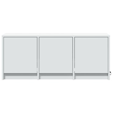 vidaXL Έπιπλο Τηλεόρασης με LED Λευκό 97x34x40cm από Επεξ. Ξύλο