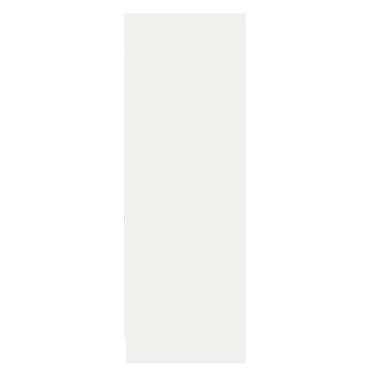 vidaXL Μπουφές με Φώτα LED Λευκός 38x34x100cm από Επεξεργασμένο Ξύλο 1 τεμ.